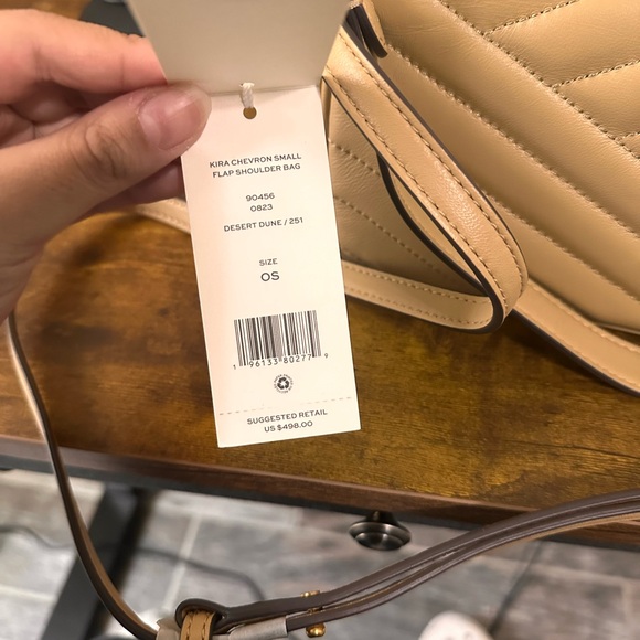 Tory Burch Kira Chevron Small Flap Shoulder Bag - Picture 6 of 6